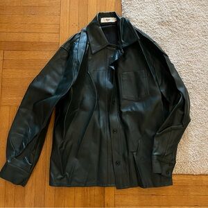Frankie Shop Pleather Shirt